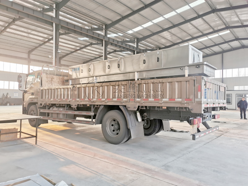 清远市高压喷淋洗箱机设备交付成功